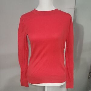 Banana Republic Women's Crewneck Sweater - Coral Red